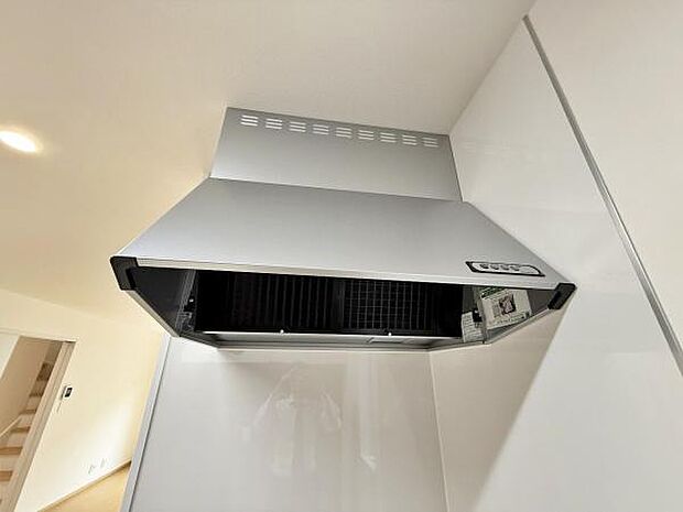 大きな換気扇付きです。