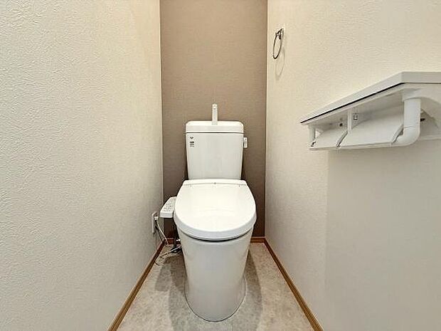 清潔感と快適さと心地よさ♪毎日使うトイレだから心地よい空間に保ちたい。もちろんウォシュレット完備。