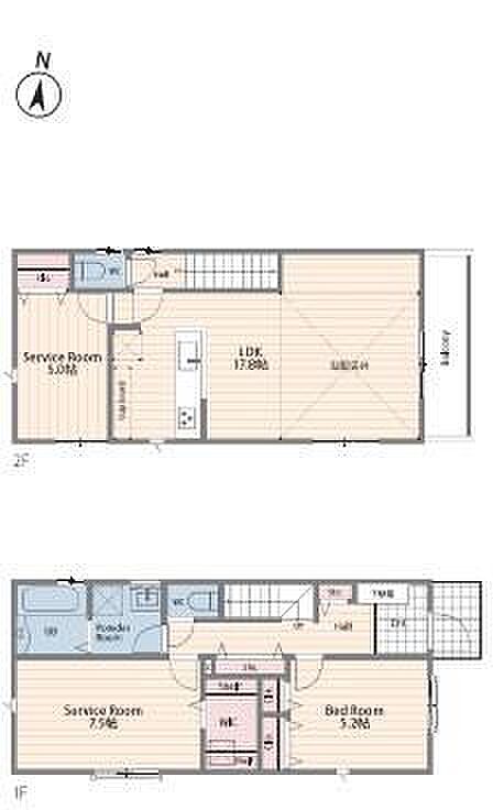 3LDKのファミリーにピッタリな間取り。