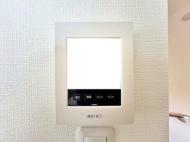 モニター付きインターフォン。