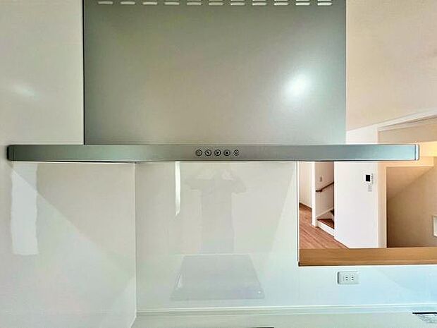 大きな換気扇付きです。