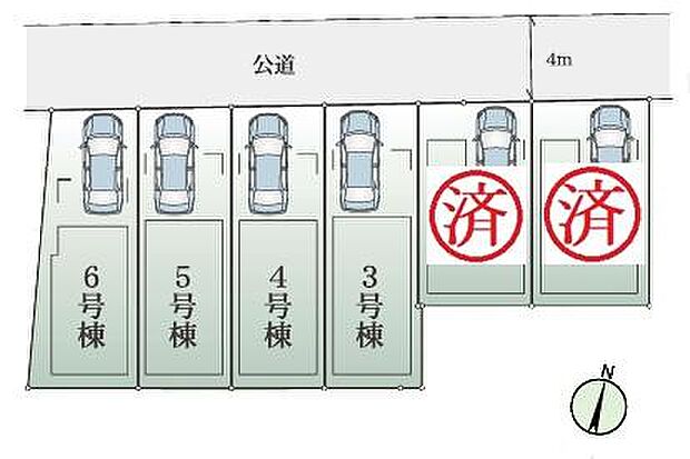 本物件は4号棟になります。