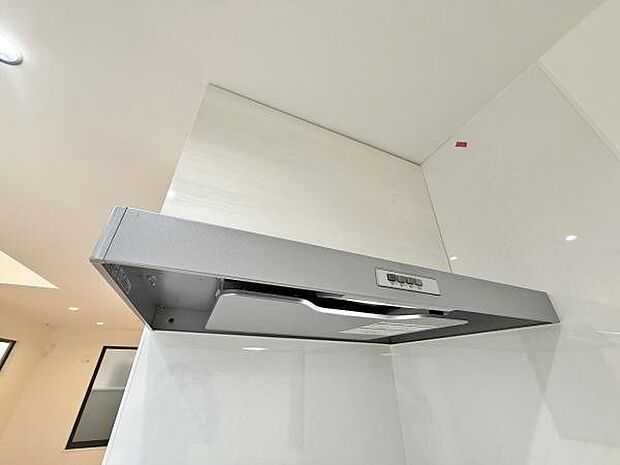 大きな換気扇付きです。
