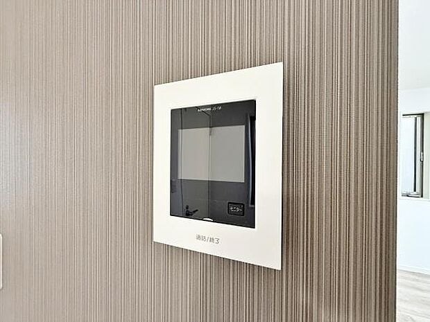 モニター付きインターフォン。