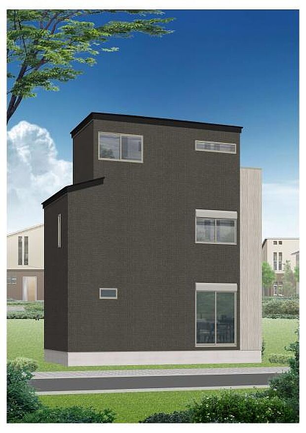 完成イメージパース。(外観)