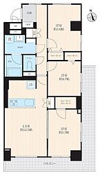 WTC菊名マンション3方角部屋