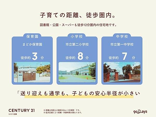 まどか保育園まで210m、徒歩3分