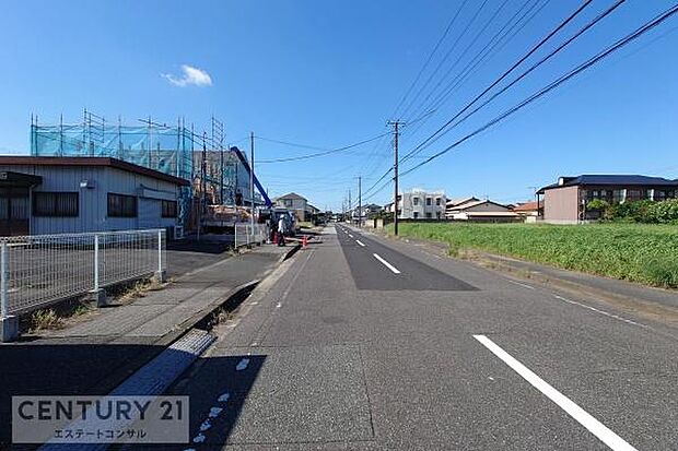 12m道路に面しています♪