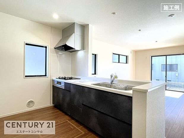 【施工例】対面キッチンスペース♪