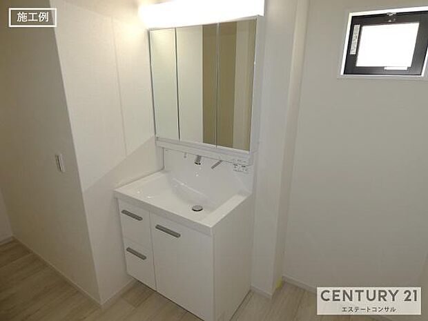 施工例　洗面脱衣室