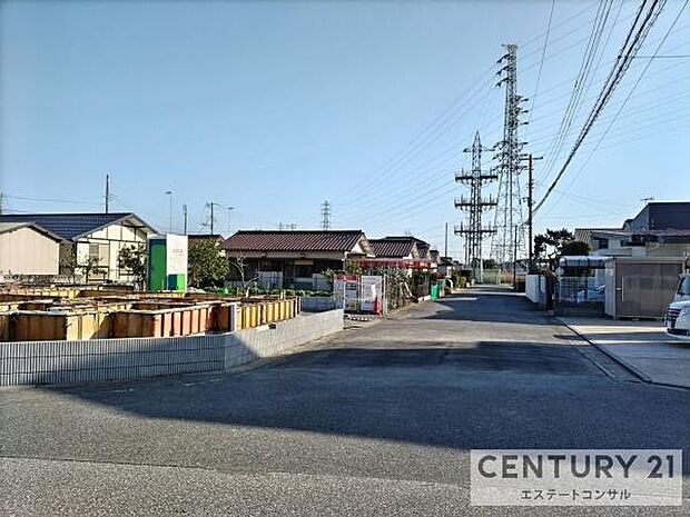 角地です。