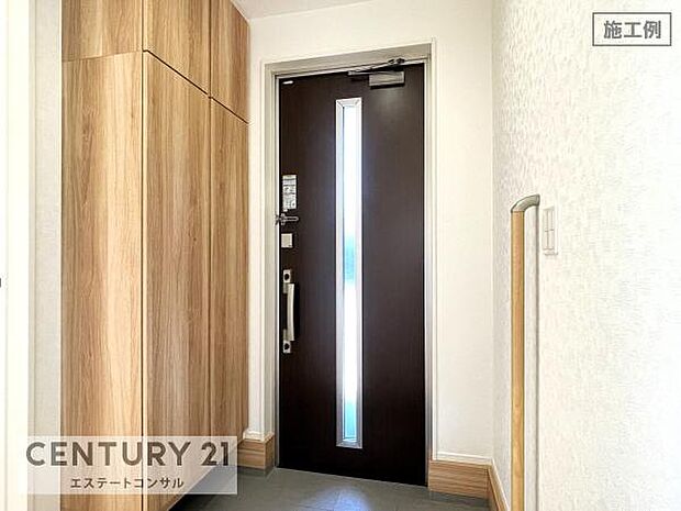 施工例 玄関