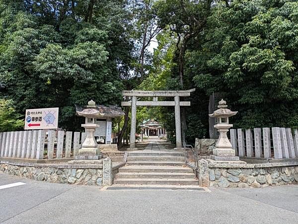 阿比太神社まで120m