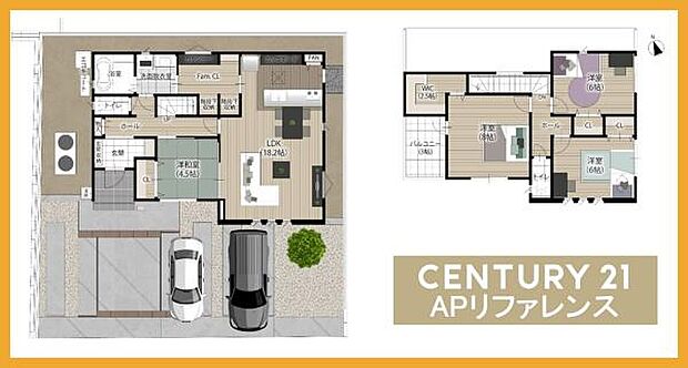 4LDK・駐車場3台以上!