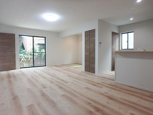 対面キッチンいつも家族の様子がわかります