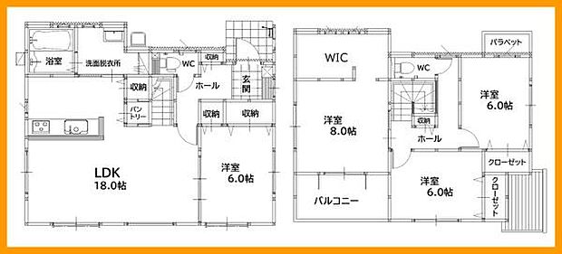 4LDK・駐車場3台以上!