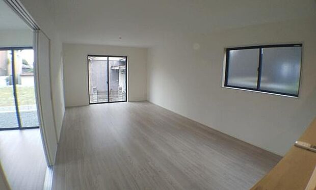 リビングを中心とした家族団らんのLDK