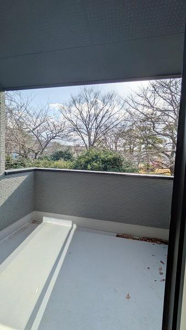 広々としたバルコニ―