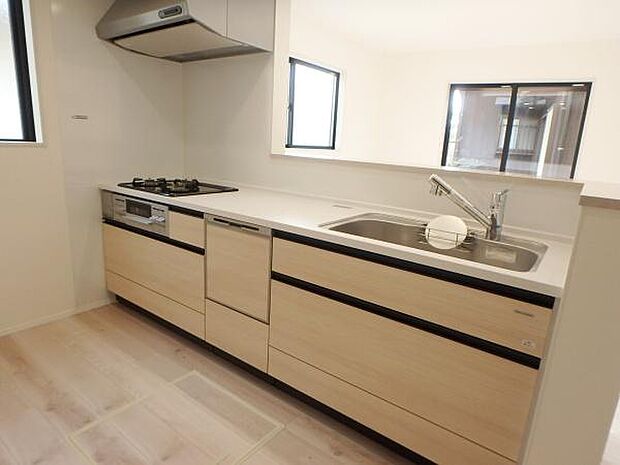 ゆとりあるキッチンで料理も楽しくなるはず