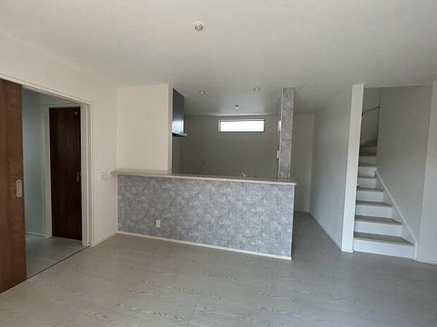 対面キッチンいつも家族の様子がわかります