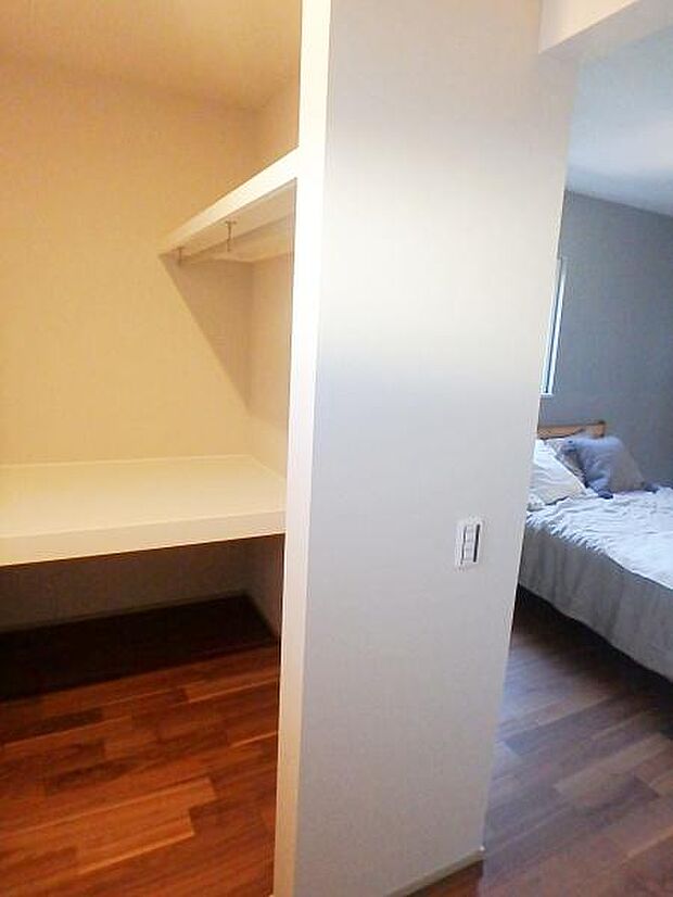 大容量のウォークインクローゼット!