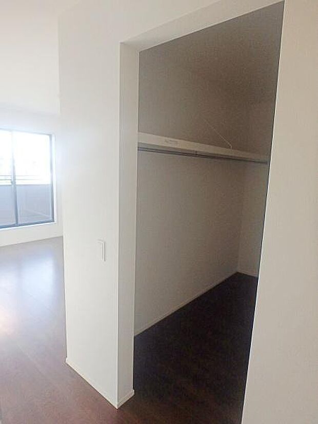 大容量のウォークインクローゼット!