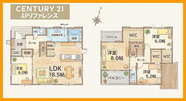 新築戸建・4LDK!駐車場3台!