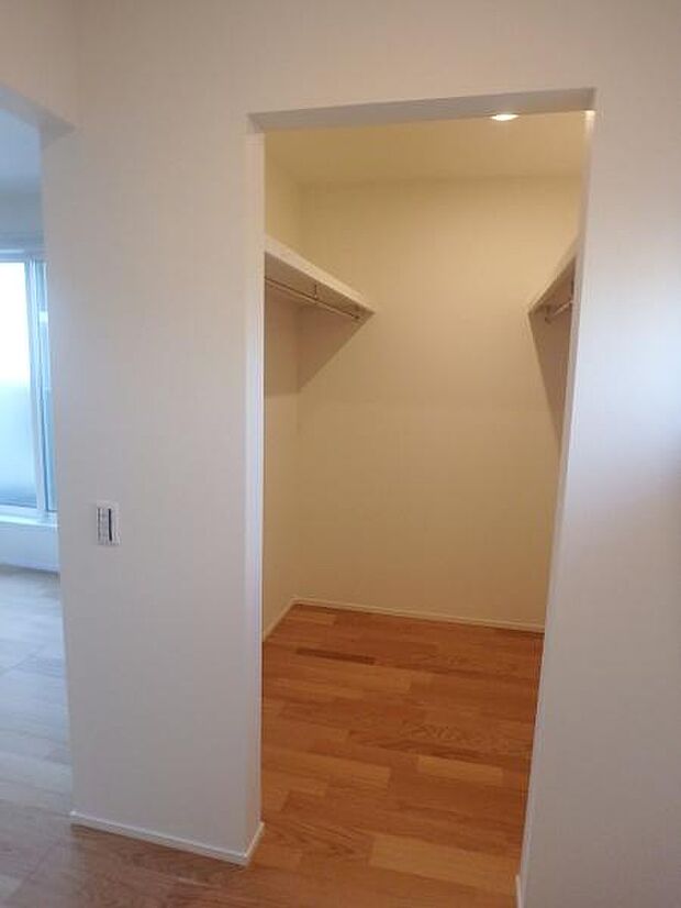 大容量のウォークインクローゼット!