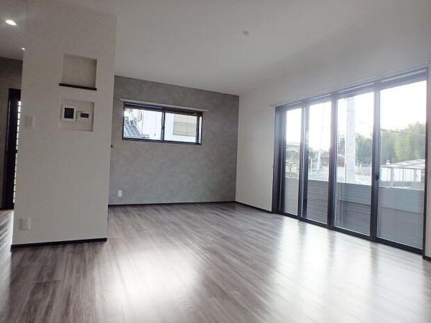 対面キッチンいつも家族の様子がわかります