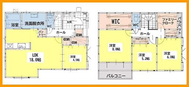 LDK18帖以上の4LDK!