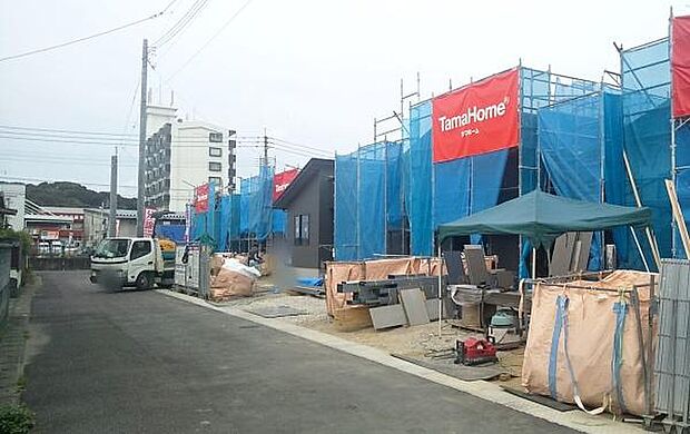 まもなく建物完成!