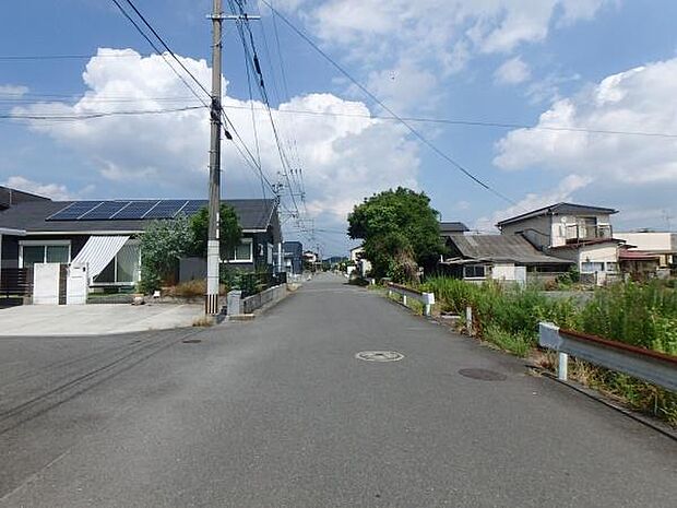 前面道路ゆとりあります!