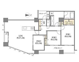間取図画像 3LDK