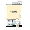ロイヤルシティ大工2階3.3万円