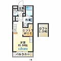 バンベール中津瀬4階4.9万円