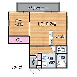 間取図画像 1LDK