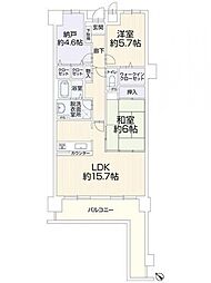 間取図画像 2SLDK