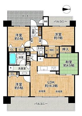 間取り デュオプレステージ高砂駅前スカイテラス 2階/-