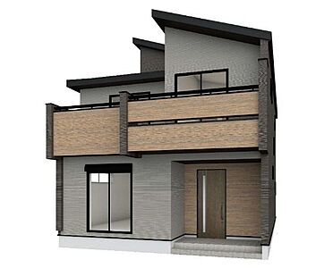 外観:完成予想図(4号棟) 外観:完成予想図(4号棟)