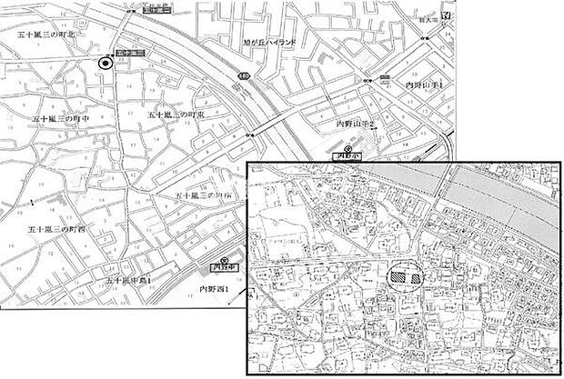 新潟市西区五十嵐三の町北2-31（向かい）