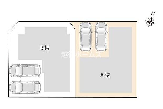 2台駐車が可能なカースペース♪