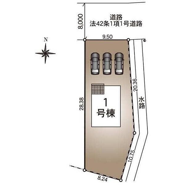 カースペース3台駐車可！