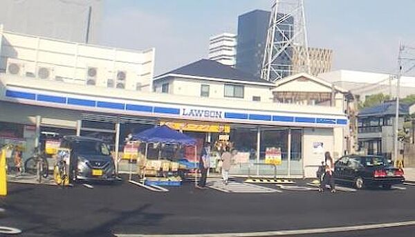 ローソン東大阪小若江三丁目店まで407m