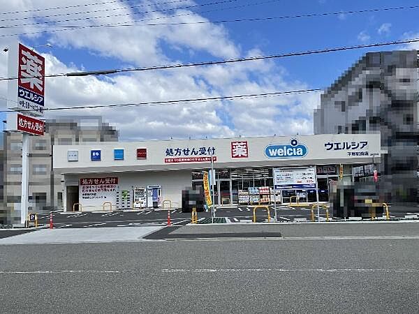 ウエルシア平野駅前店まで300m