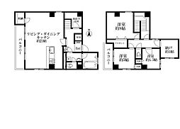 ピュール錦糸町 3SLDKの間取図画像