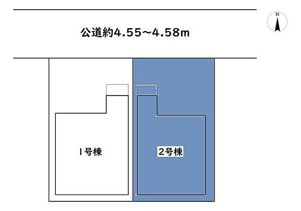 敷地面積：97.34平米　お車は並列2台駐車可能