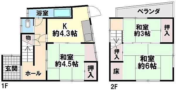 間取りを拡大表示