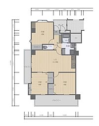 間取図画像 3LDK