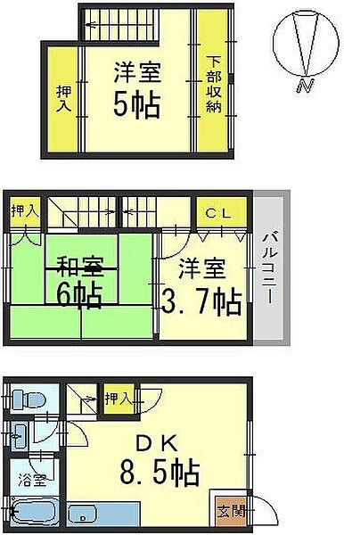 間取り：326000266953