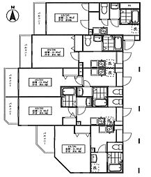 OneMile大塚 1Kの間取図画像